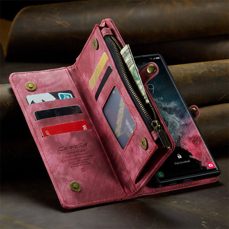 CaseMe Samsung Galaxy S22 Ultra Wallet Case