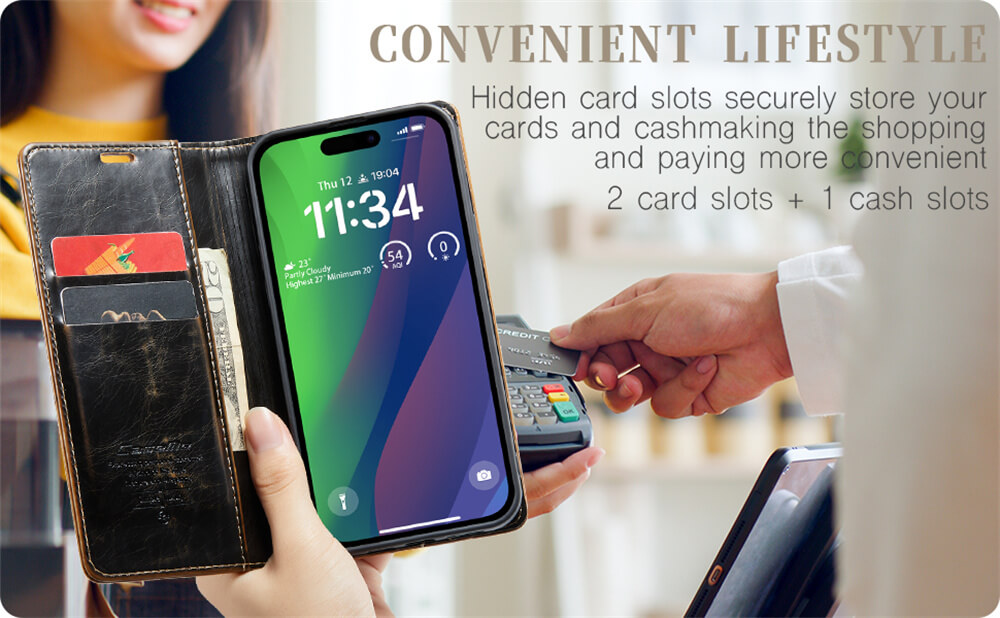 CaseMe iPhone 15 Wallet Case