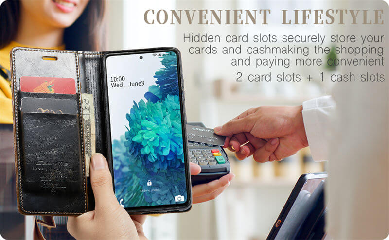 CaseMe Samsung Galaxy S20 FE Wallet Case