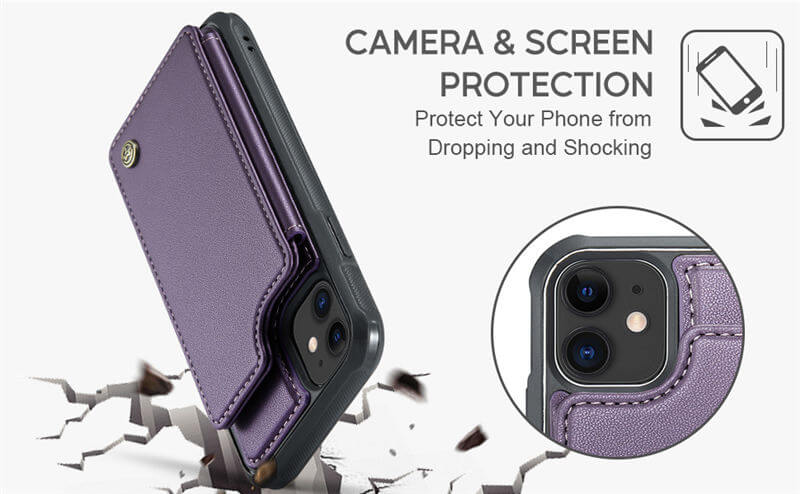 CaseMe iPhone 11 RFID Blocking Card Holder Case