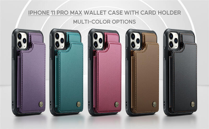 CaseMe iPhone 11 Pro Max RFID Blocking Card Holder Case