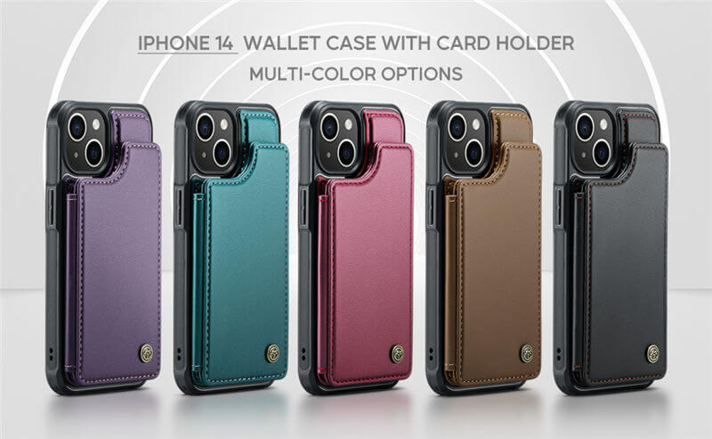 CaseMe iPhone 14 RFID Blocking Card Holder Case