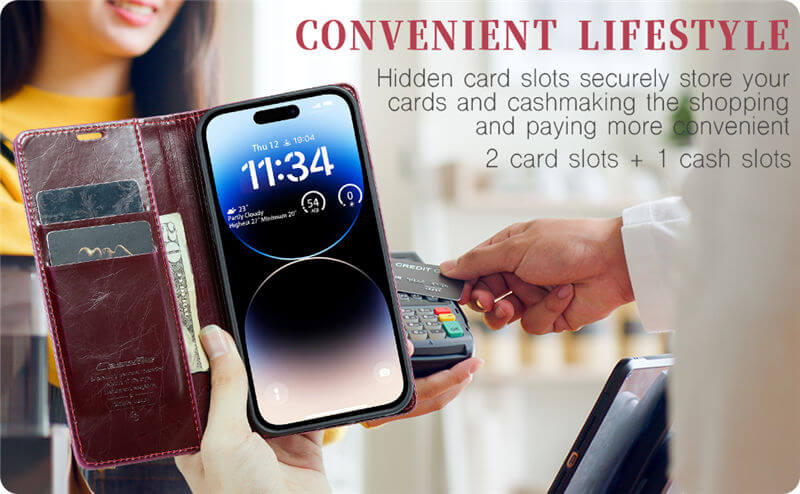 CaseMe iPhone 14 Pro Wallet Case