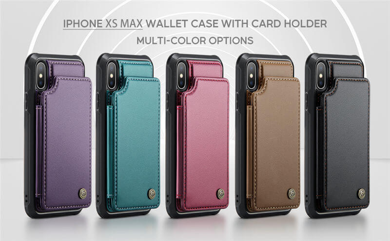 CaseMe iPhone XS Max RFID Blocking Card Holder Case