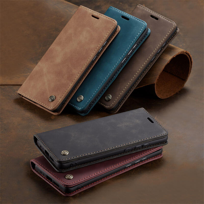 CaseMe Samsung Galaxy A20/A30 Wallet Suede Leather Case