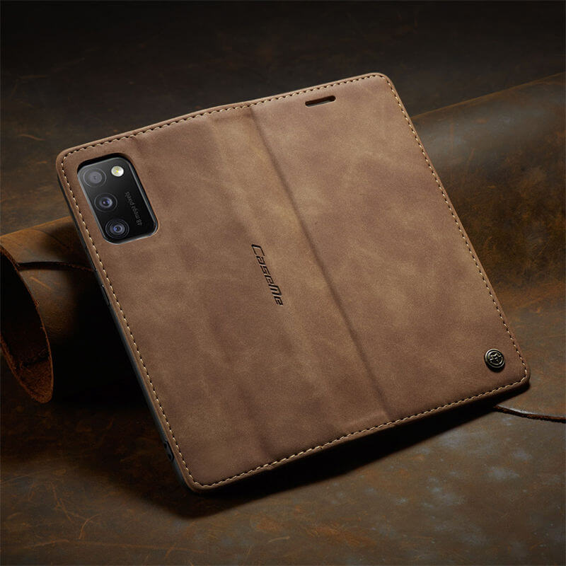 CaseMe Samsung Galaxy A41 Wallet Suede Leather Case