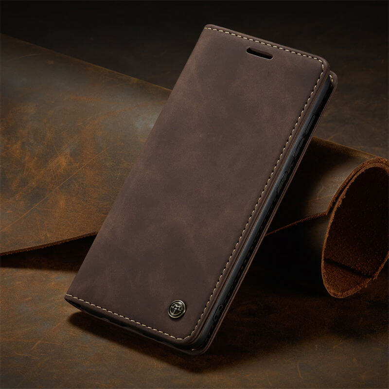 CaseMe Samsung Galaxy A41 Wallet Suede Leather Case