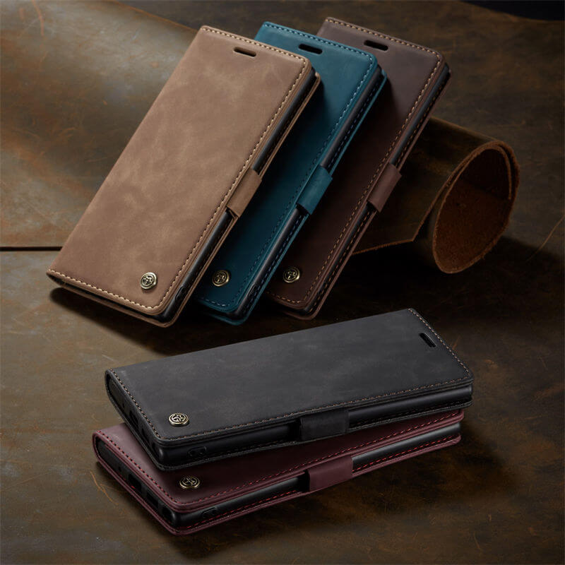 CaseMe Samsung Galaxy Note 10 Plus Wallet Suede Leather Case