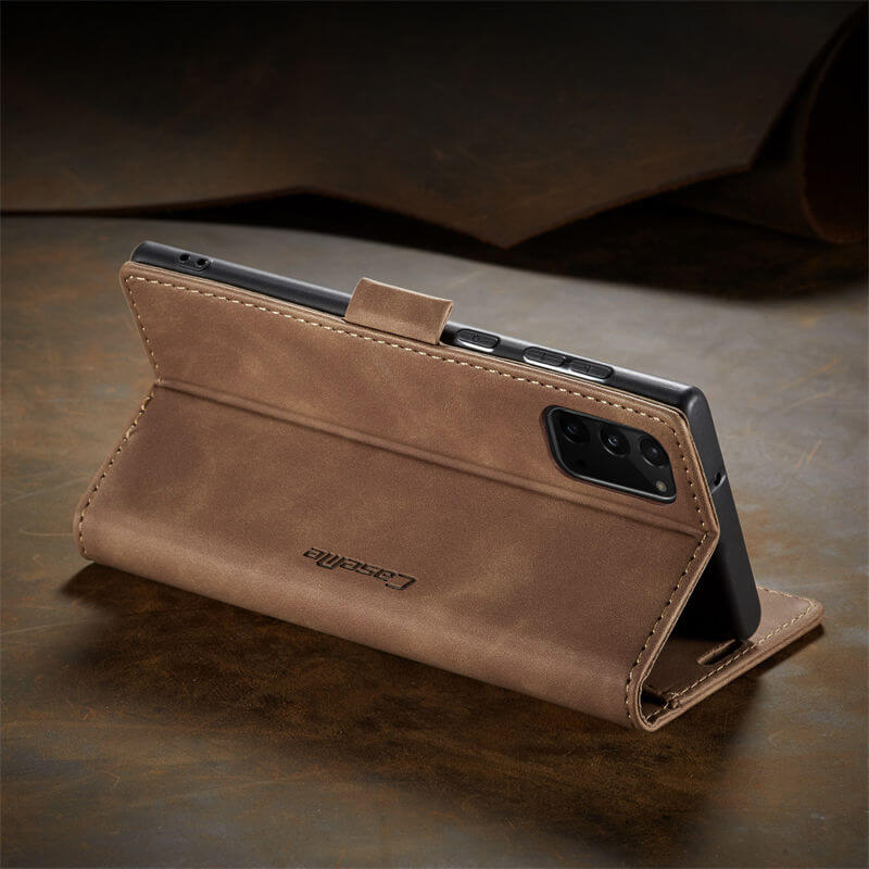 CaseMe Samsung Galaxy Note 20 Wallet Suede Leather Case