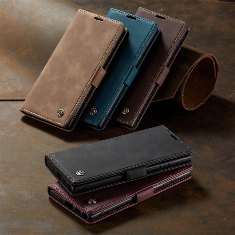 CaseMe Samsung Galaxy Note 20 Wallet Suede Leather Case