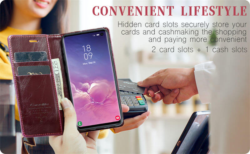 CaseMe Samsung Galaxy S10 Plus Wallet Case