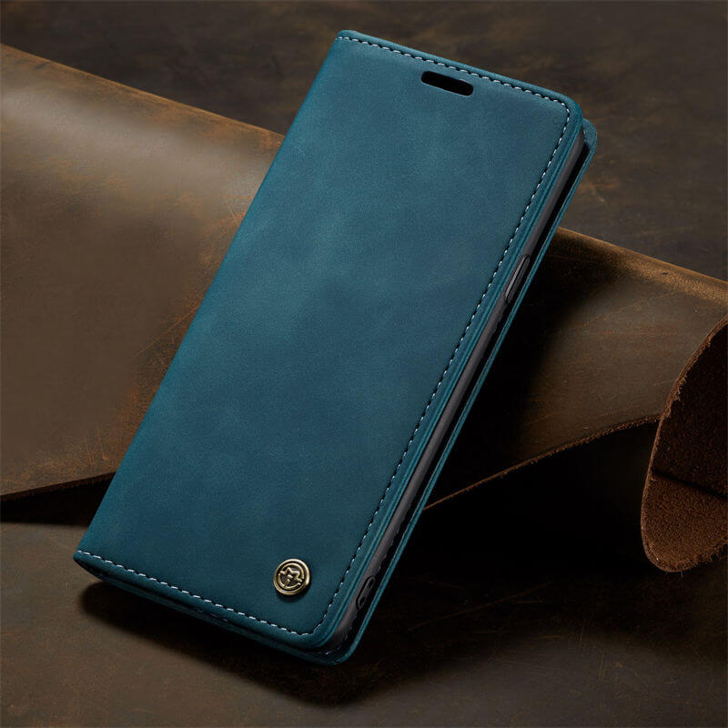 CaseMe Samsung Galaxy S9 Plus Wallet Suede Leather Case