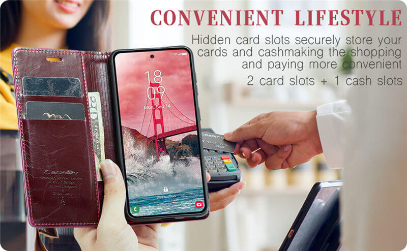 CaseMe Samsung Galaxy A55 Wallet Case