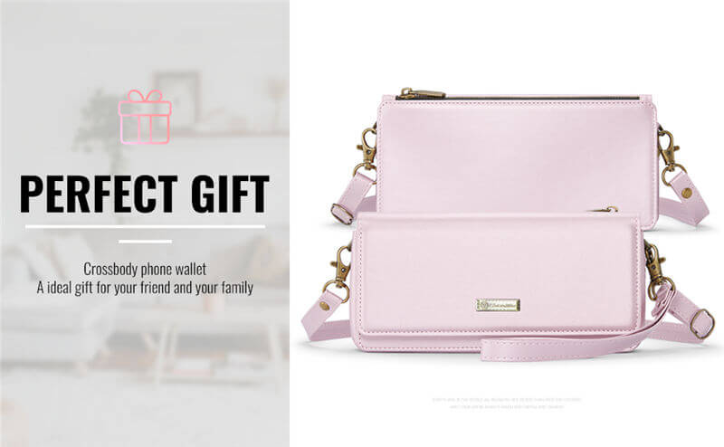 CaseMe RFID Blocking Wallet Crossbody Bag