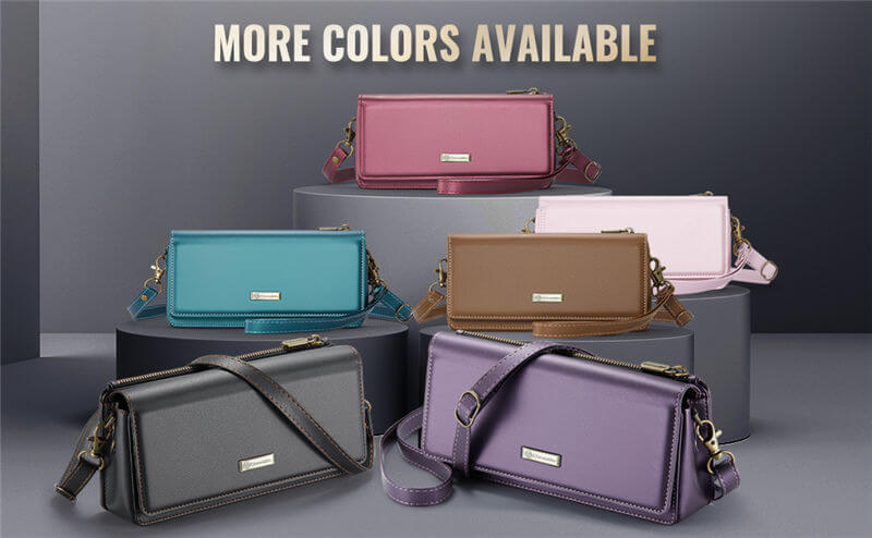 CaseMe RFID Blocking Wallet Crossbody Bag