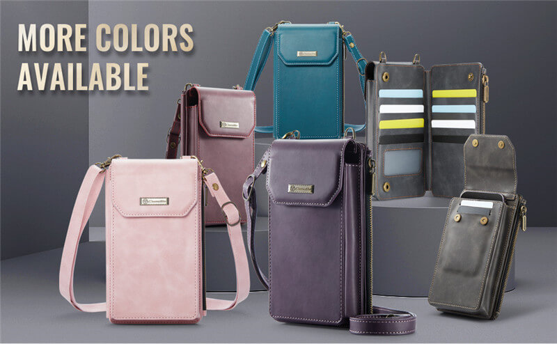 CaseMe RFID Blocking Wallet Crossbody Bag