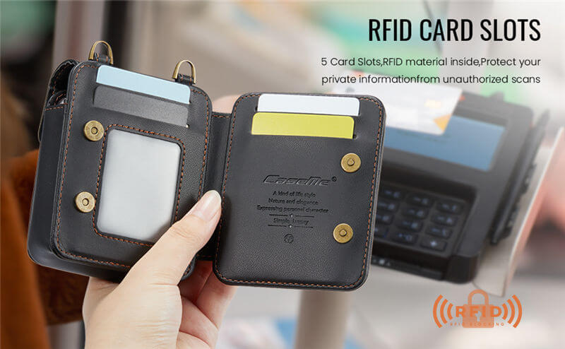 CaseMe Crossbody Bag Wallet RFID Blocking Case