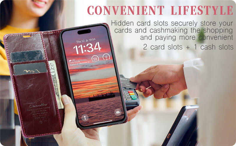 CaseMe iPhone 16 Plus Wallet Case