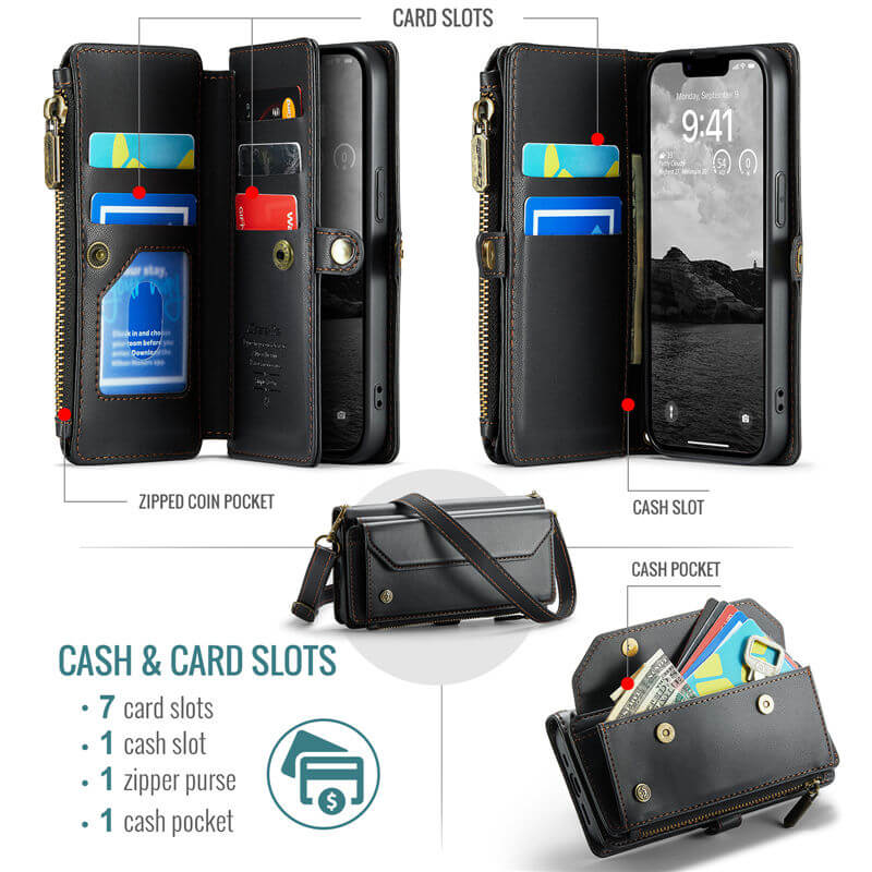 CaseMe iPhone 16e Wallet Case