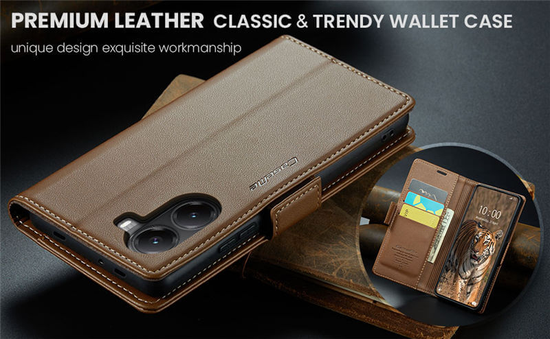 CaseMe Xiaomi Poco X7 Pro Wallet RFID Blocking Case