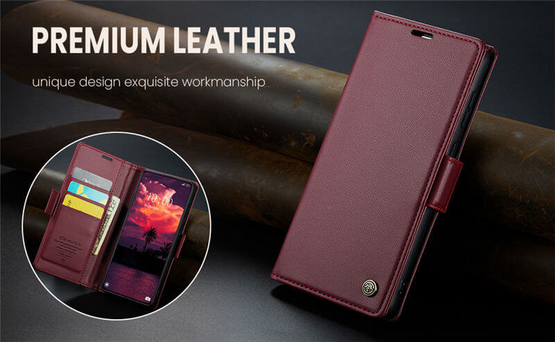 CaseMe Xiaomi Poco X7 Pro Wallet RFID Blocking Case