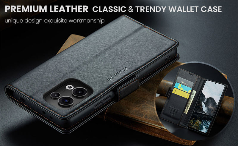 CaseMe OPPO Reno13 Wallet RFID Blocking Case
