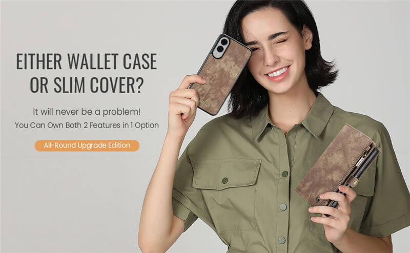 CaseMe Samsung Galaxy S25 Edge Wallet Case