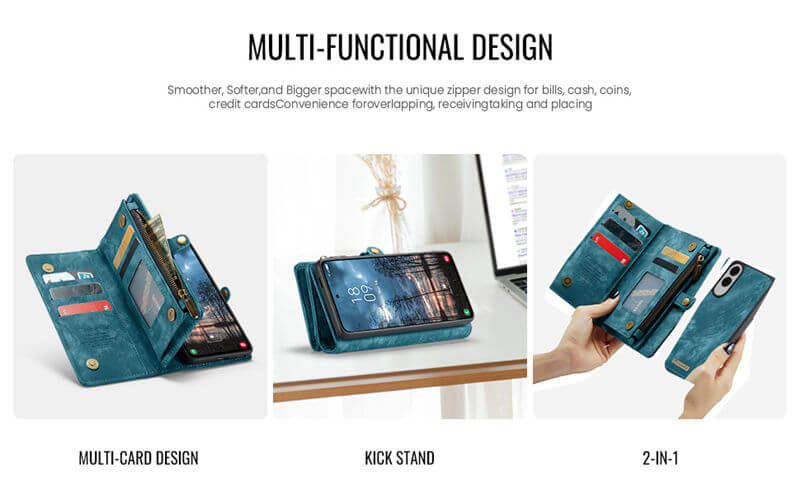 CaseMe Samsung Galaxy S25 Edge Wallet Case