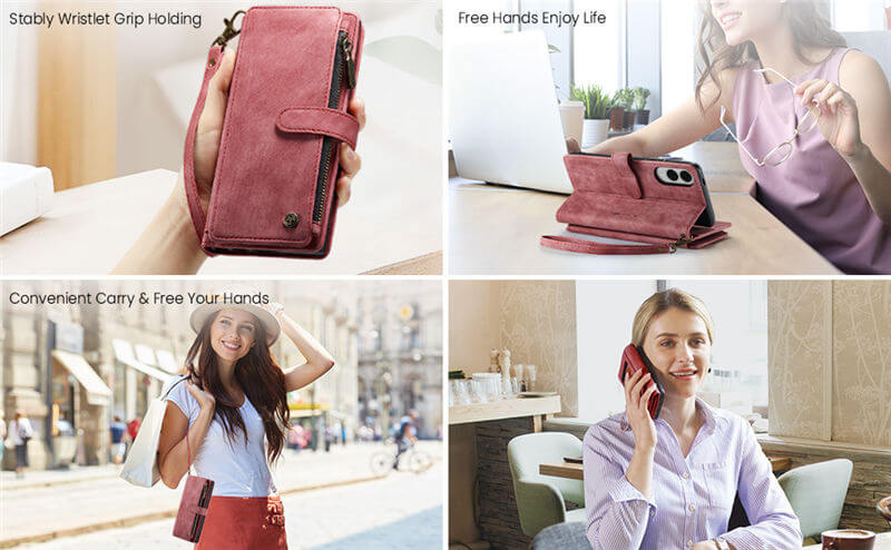 CaseMe Samsung Galaxy S25 Edge Wallet Case